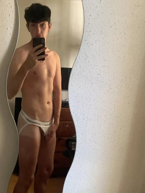 (19) having some fun in my jockstrap 😜