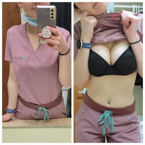 Top on or off while I work on you? 😉