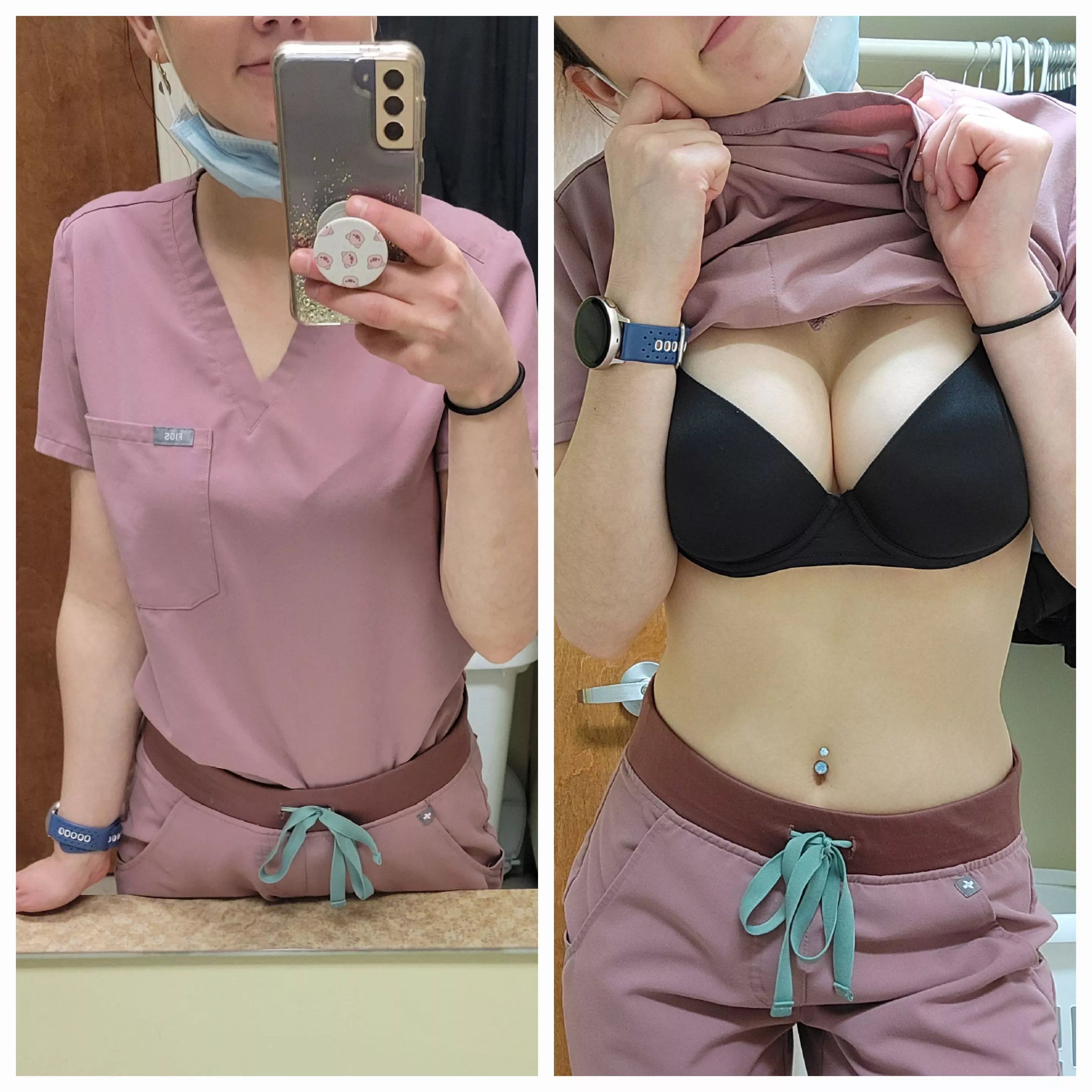 Top on or off while I work on you? 😉