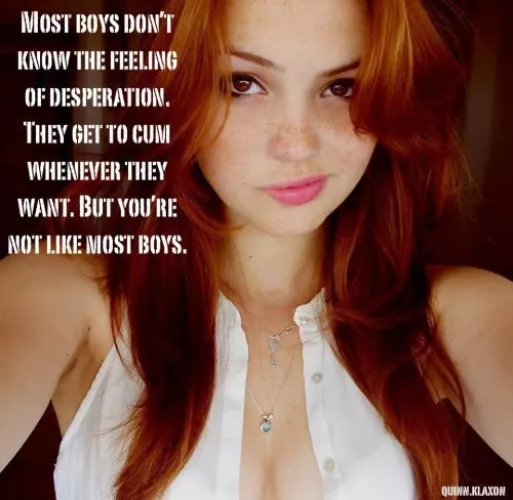 Desperation is when the fun is just starting.