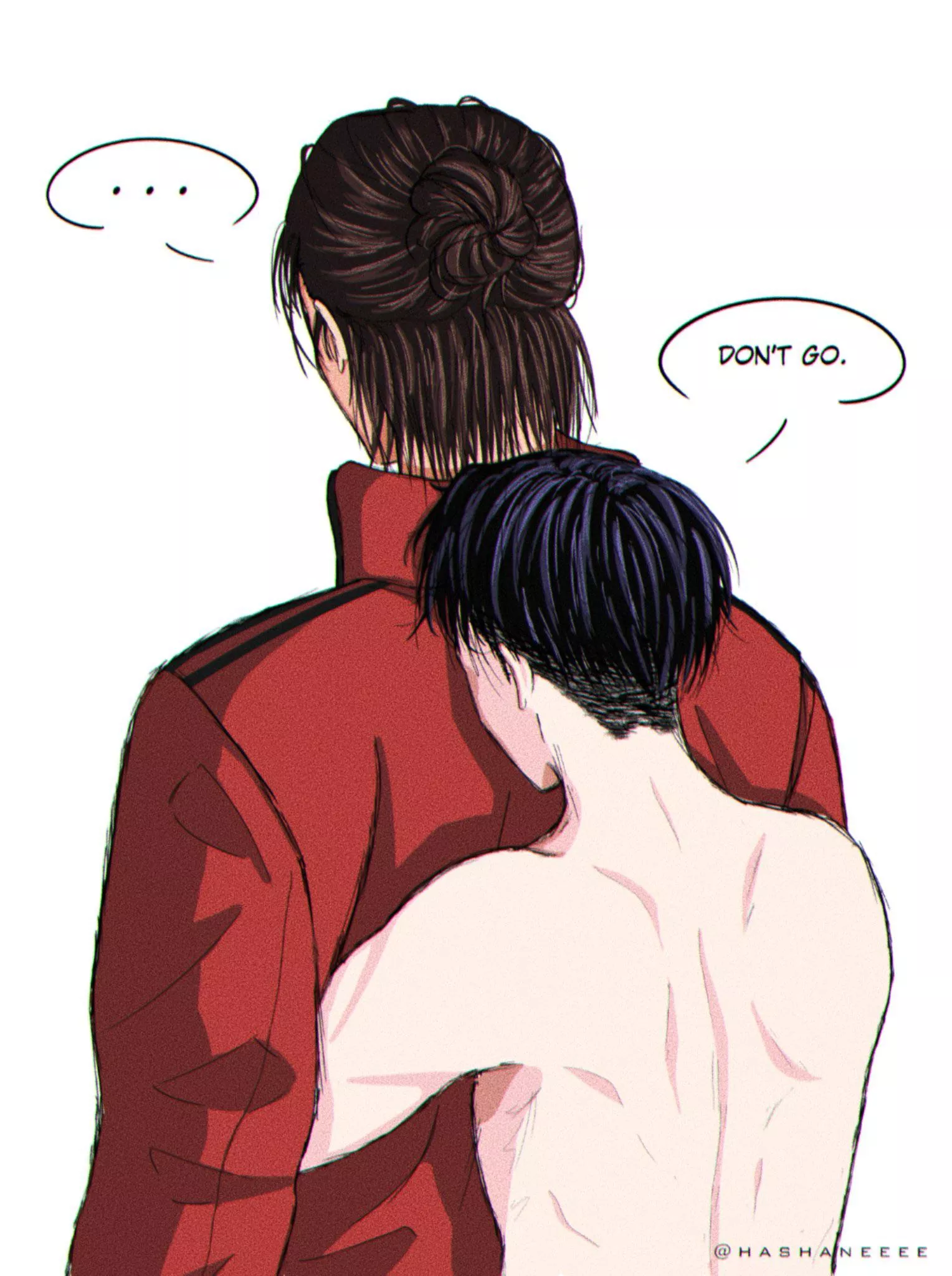 “Don’t Go, Eren.” (By @Hashaneeee) | Ereri | Attack On Titan