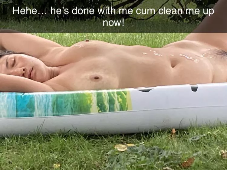 I’m done baby!! I need the clean up crew.Aka your tongue😛