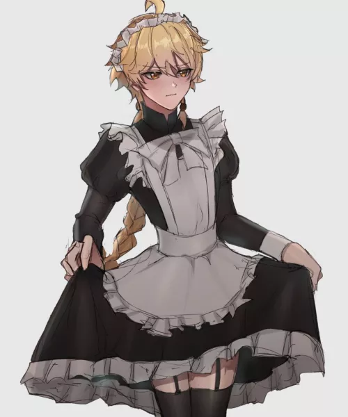 Maid outfit is always looking good (i wish i had one)