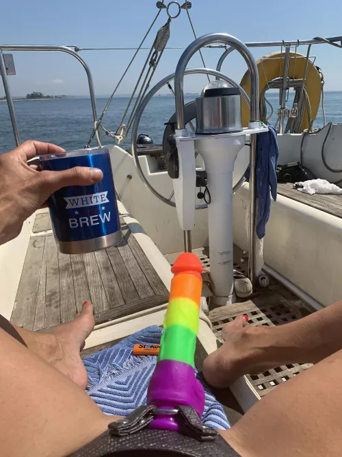 Nothing but blue skies and rainbows 🌈