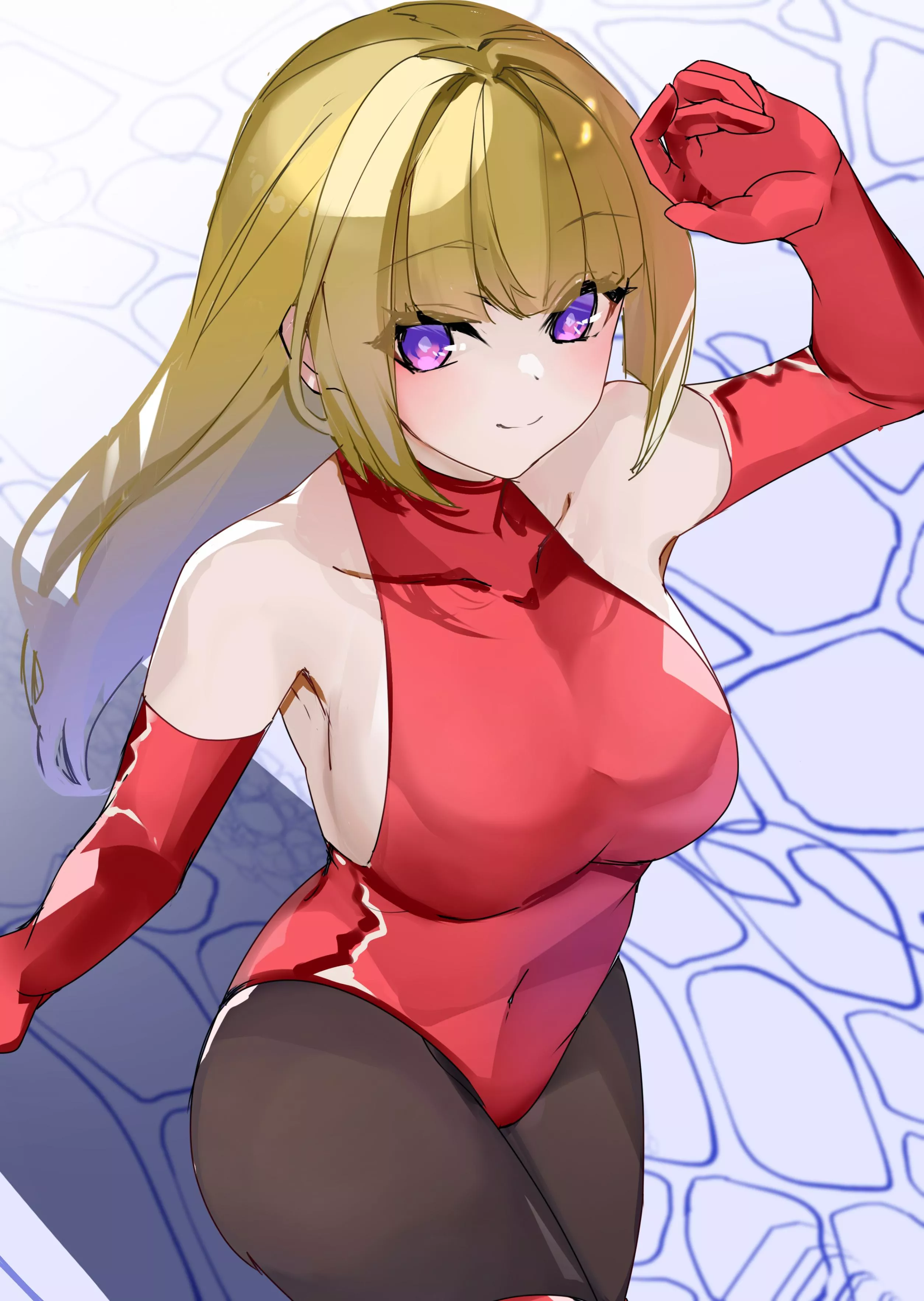 Red Leotard & Black Tights