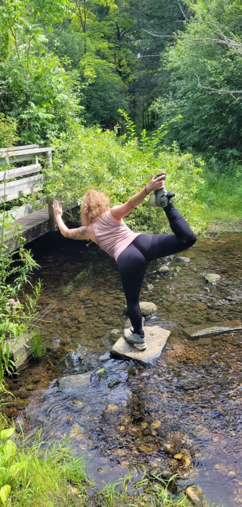 Testing out my balance 😱