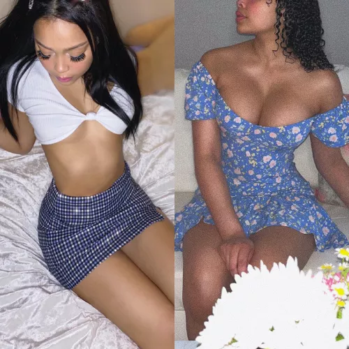 Before and after implants! A little over a year since I got them done.