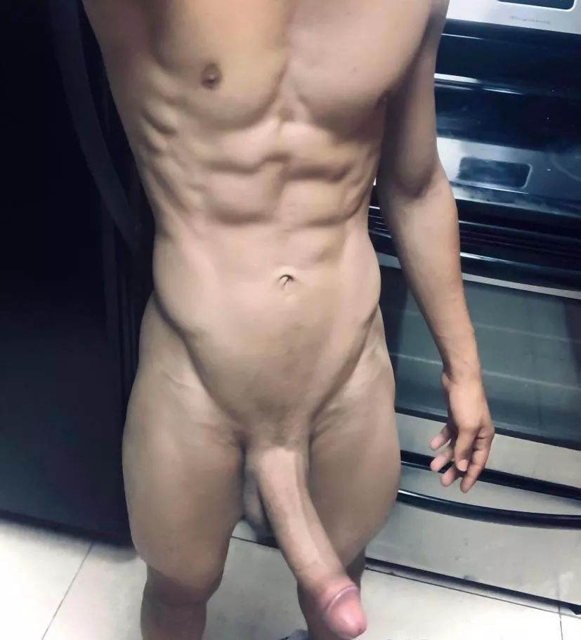 Get on your knees and choke on my 9” monster cock rn fkn pig 😈🐽