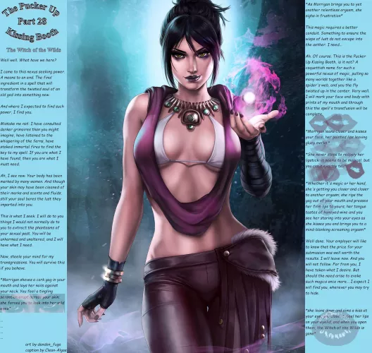 The Witch of the Wilds Needs Your Lust [femdom] [lipstick] [public use] [gender neutral pov] [the Kissing Booth, part 28]