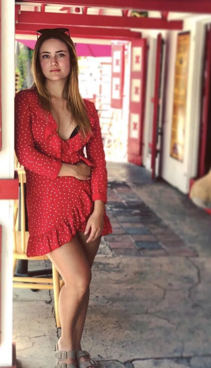 Would you like to see me taking this dress off?