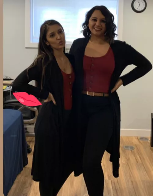 Honest thoughts would you perv on my wife (left) and her friend (right) if you lived with us?