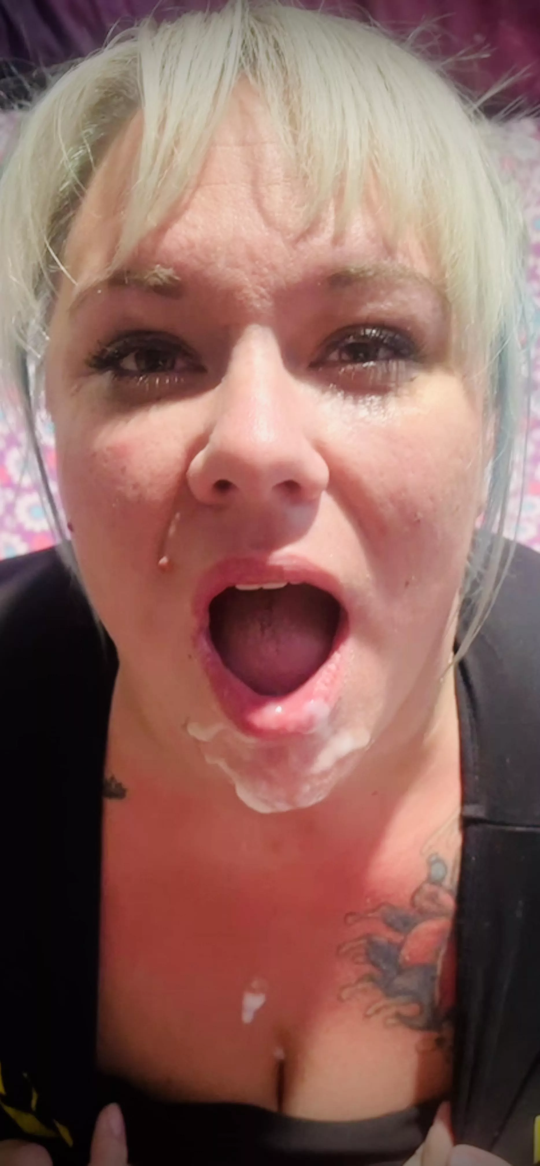 Just getting my makeup ruined like a good girl