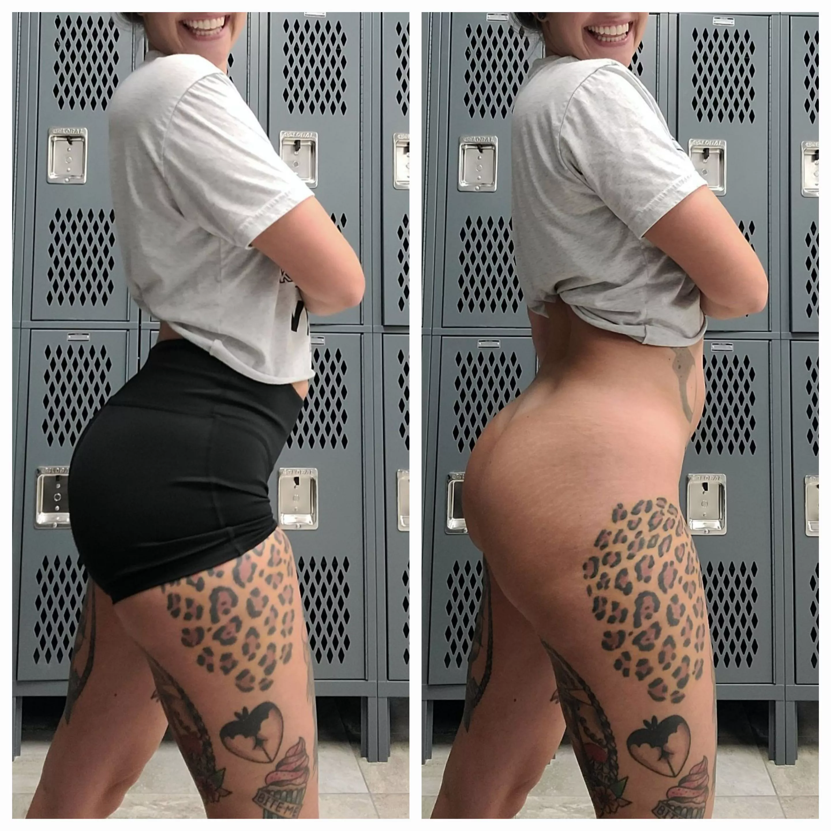 On and off at the gym!