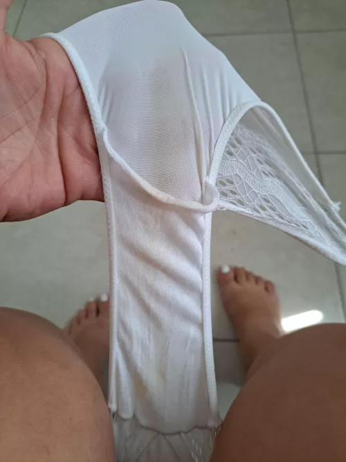 [SELLING] 2 Day wear, white fullback panties- Ready to ship or continue wear/add-ons🤍