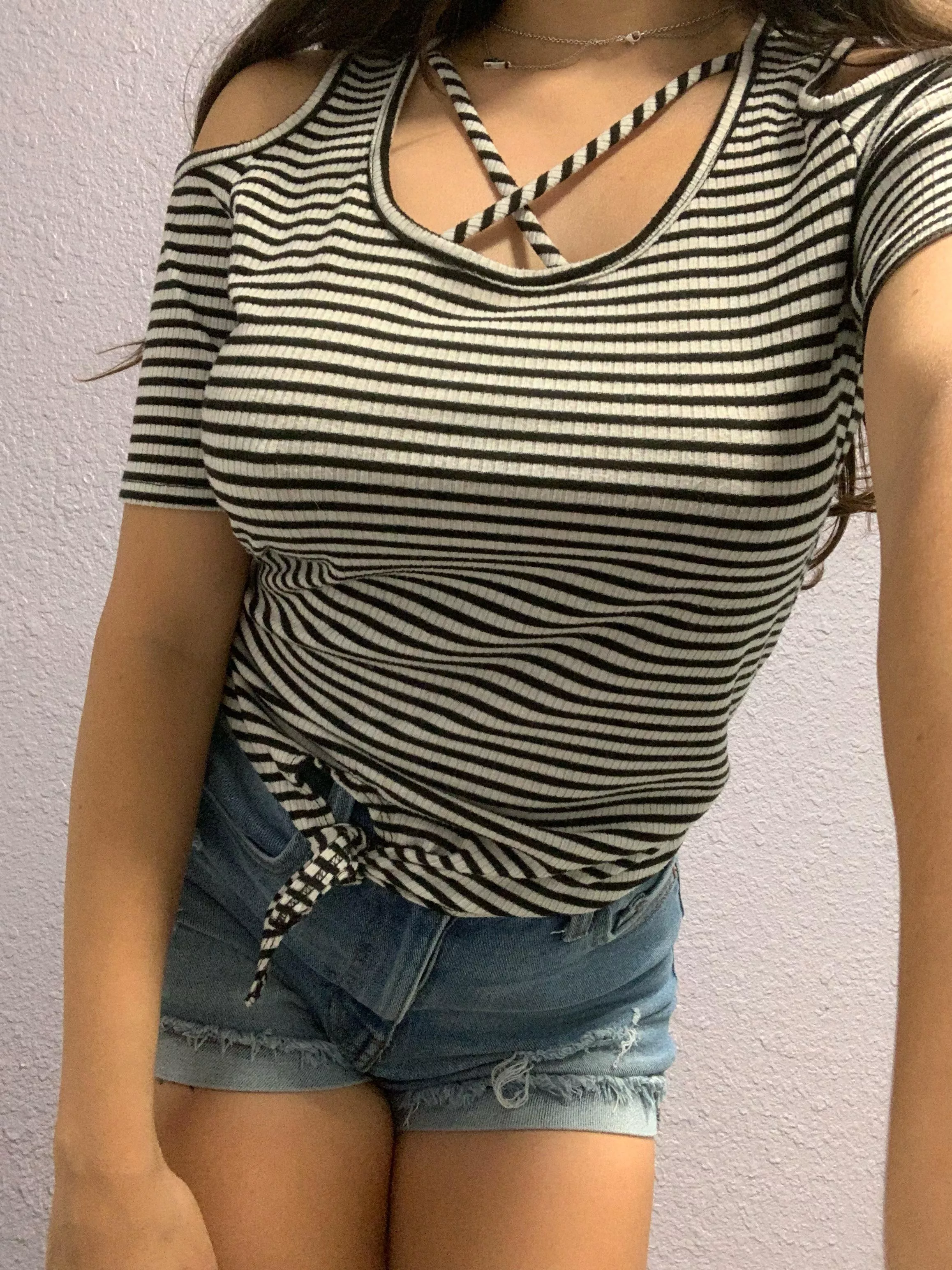 Today’s braless outfit 💝