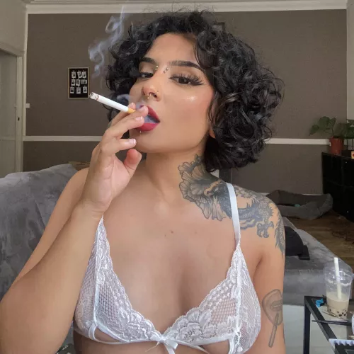 Which one of you losers is gonna be my human ashtray? Your only purpose is to serve me you useless thing [domme]