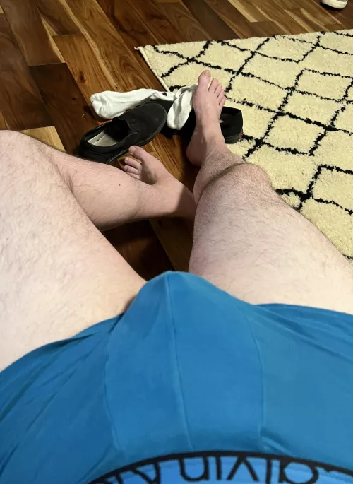 After a long day I’m just lounging, if you lived with me this is what you would see a lot 😏