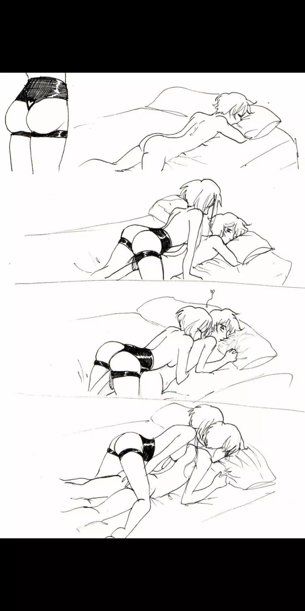 “Attacking” from behind.😈