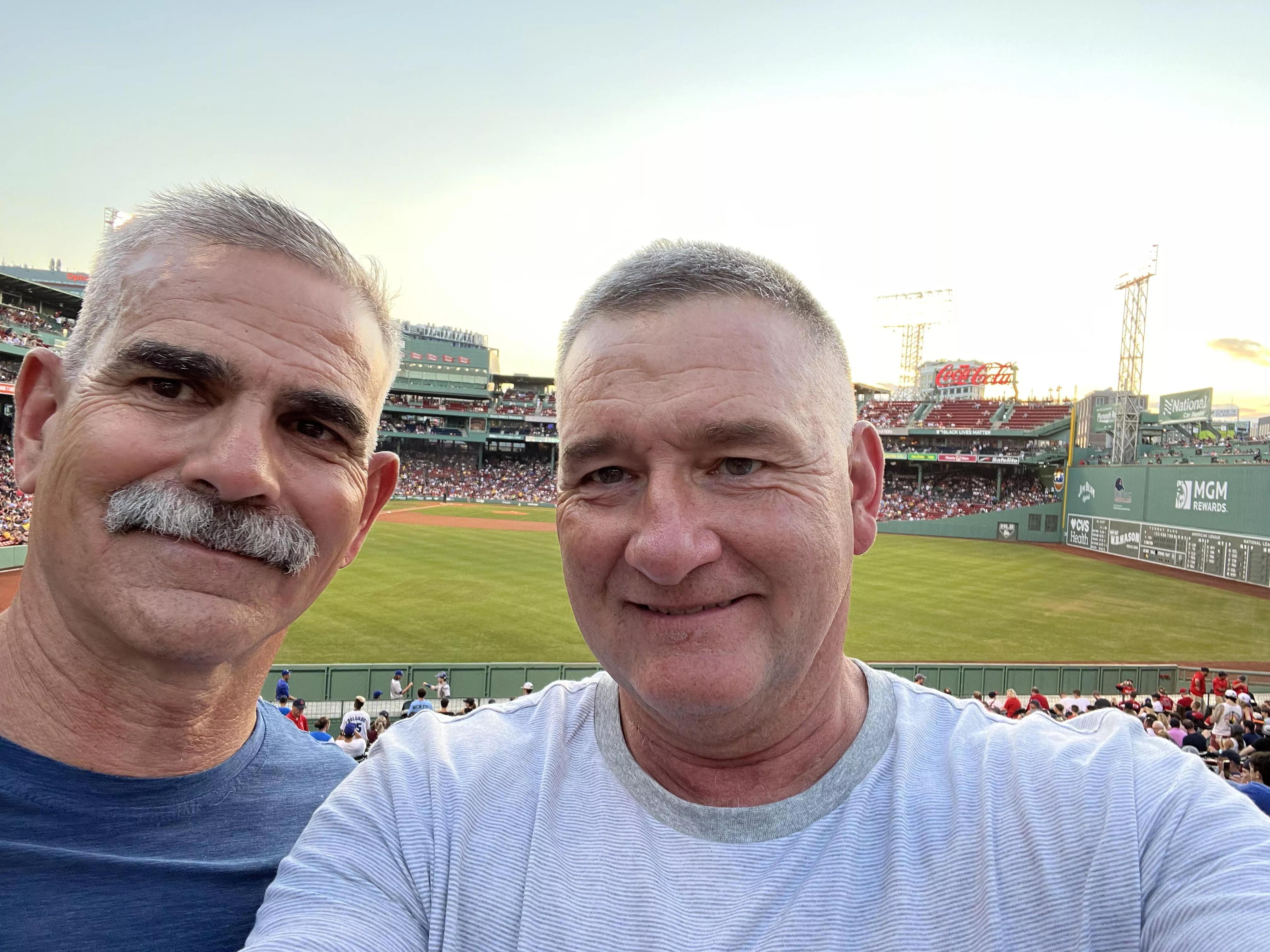 Fenway park with my partner-life is really good