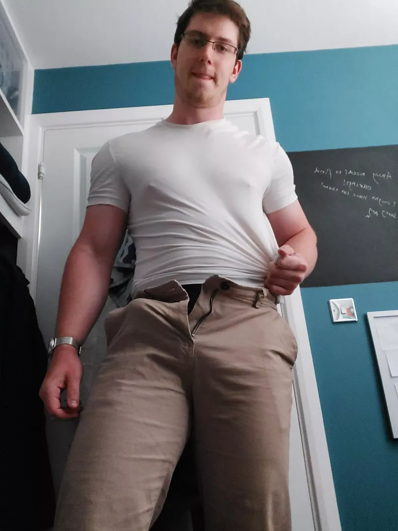 I give you this look when I get home from work, wyd?