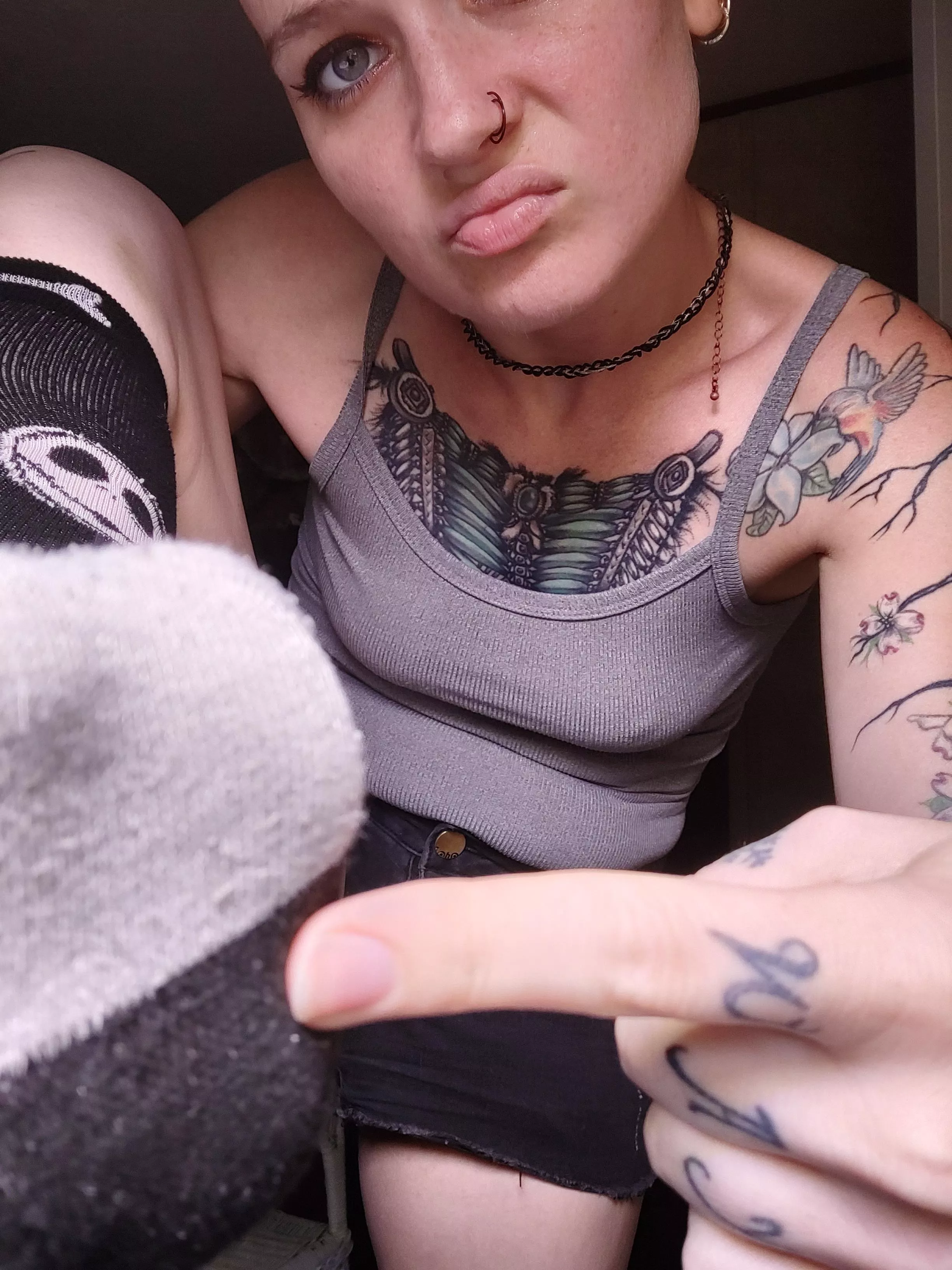 Lean in, this is where your nose is gonna go 😈