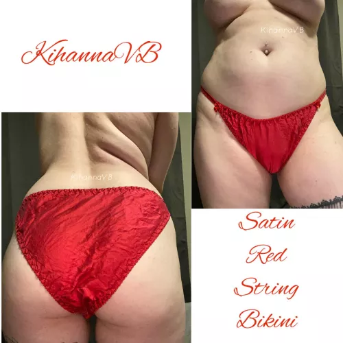 [Selling] these sexy silky panties are for sale! Message me to buy. Check the comments for my OF link baby, I’m waiting for you baby 😘💦