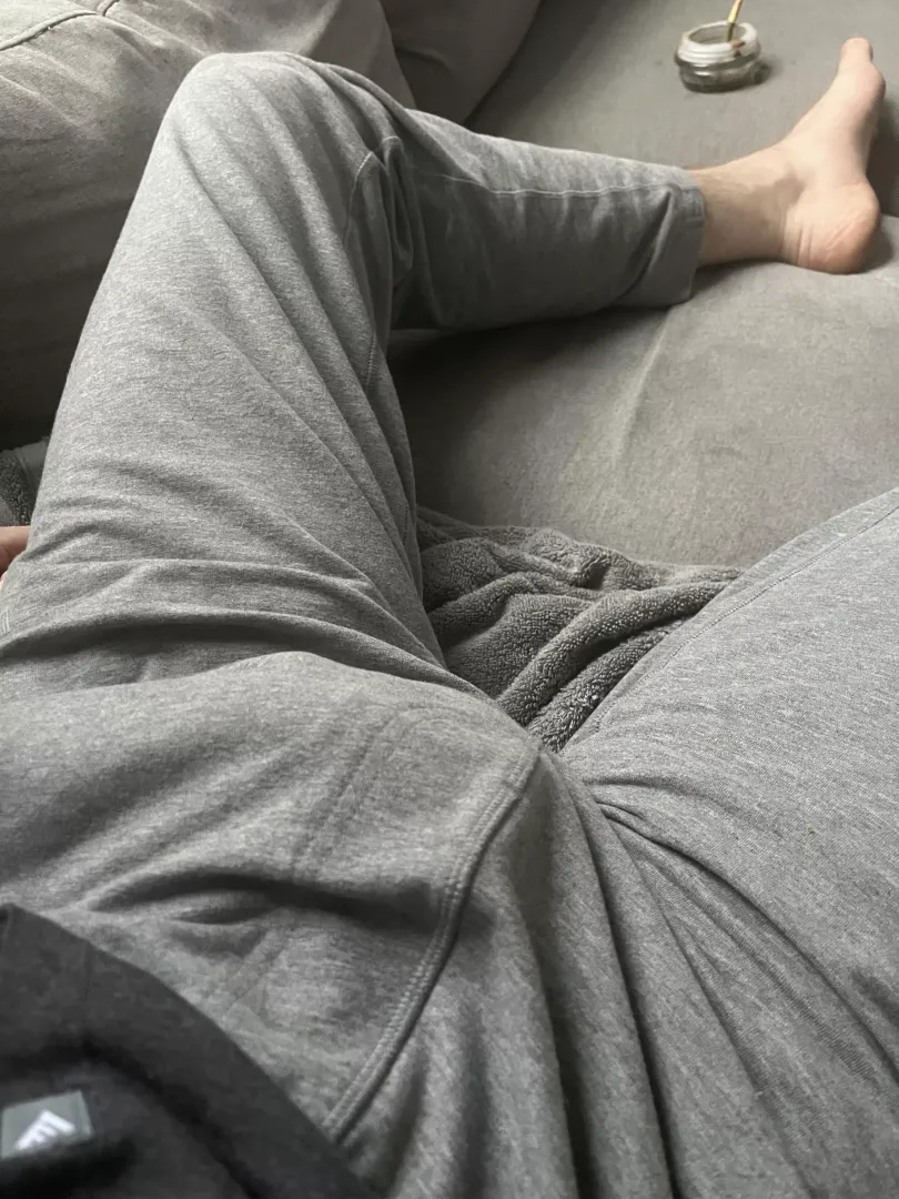 The second I put these sweats on after work I get a semi ;)