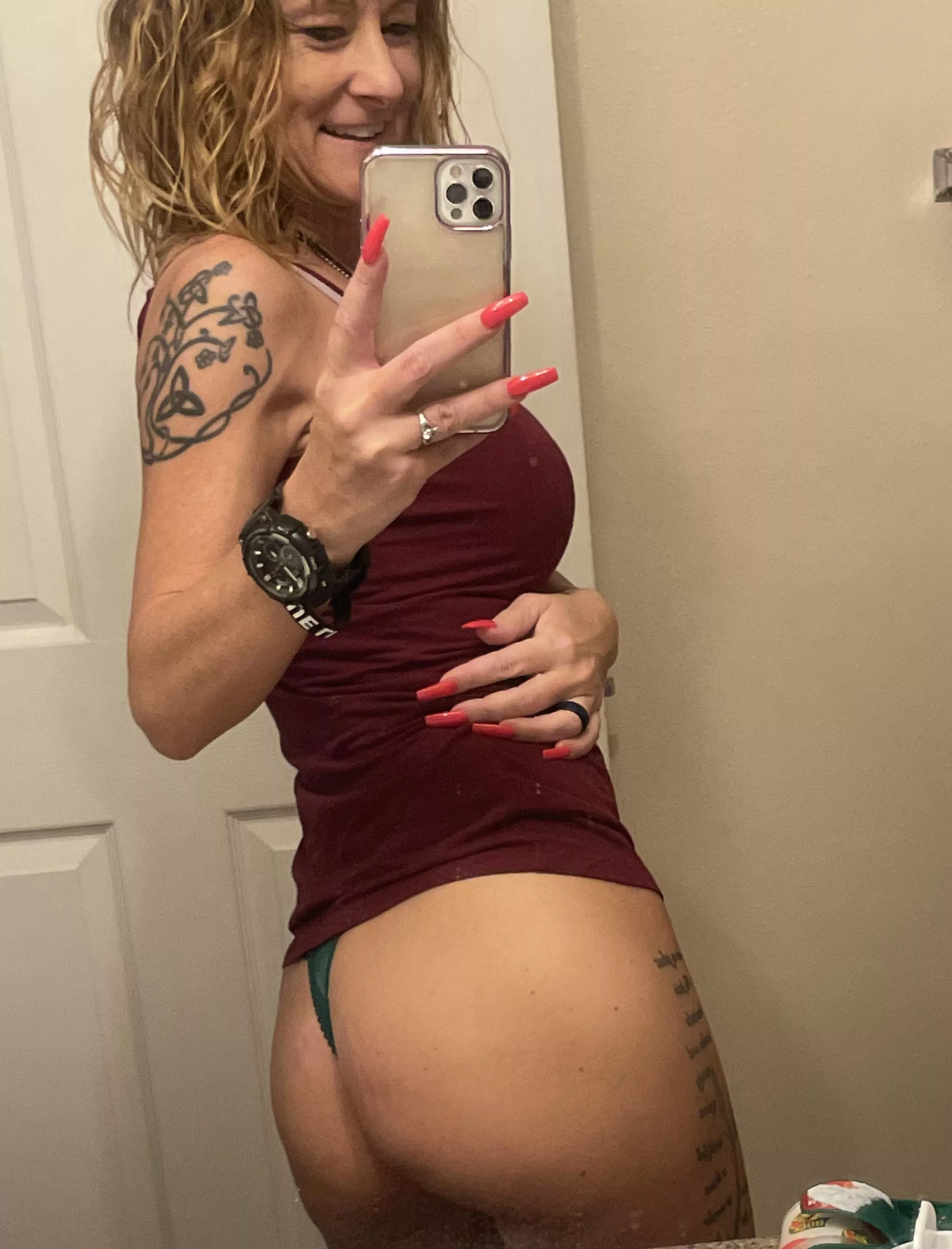 Wearing this to surprise the maintenance man