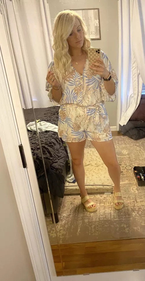 What would you do with my wife for a date night? This is how shes dressed and she is waiting at the house for you. (She does see the replies)