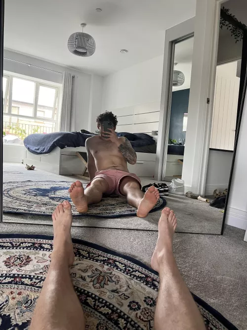 When it’s too hot to get dressed…think I’ll stay like this today