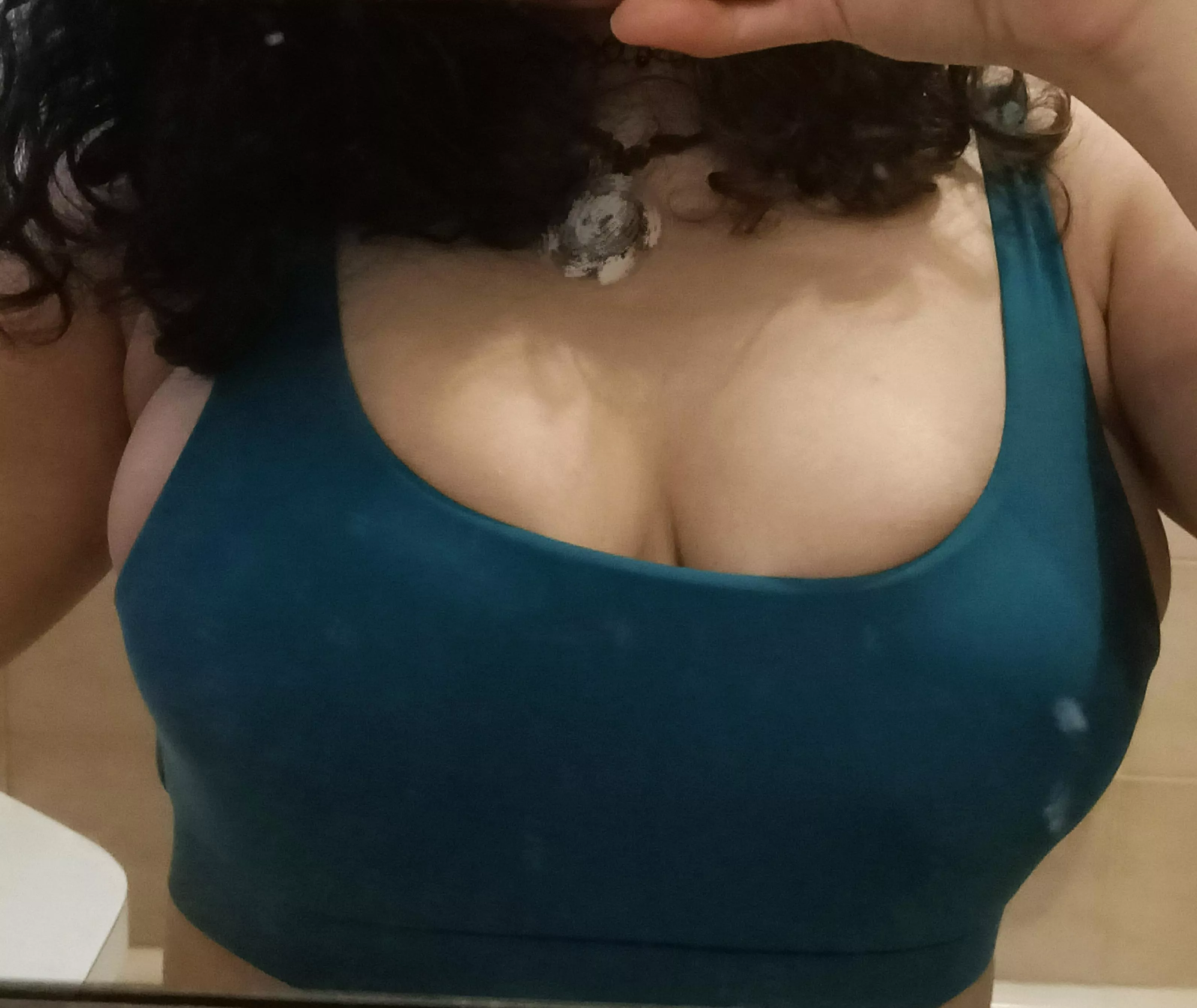 is this bikini top family friendly? I'm spilling out the sides a bit 🤭