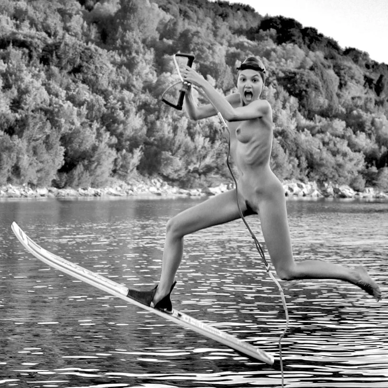 Maria on nautical ski