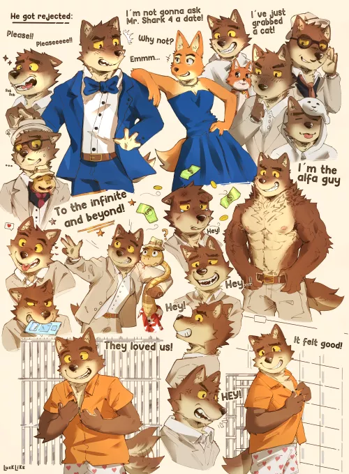 Me drew Wolf | check all the wolfs! | @Luck_Like_ on twitter (CO)