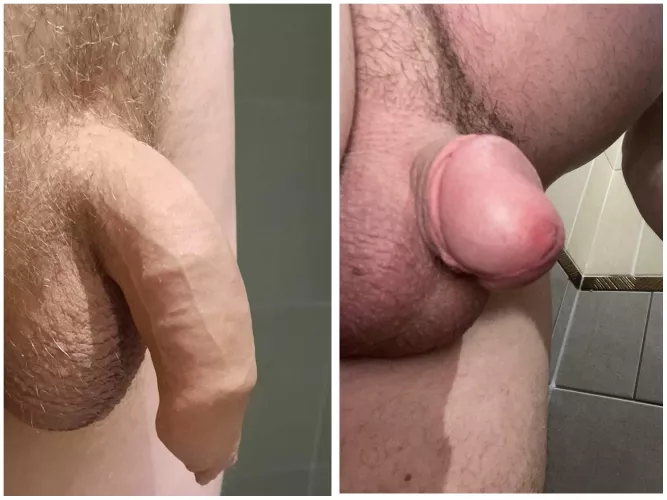 Me vs. u/needstobecaged compared soft 😁 He has one of the smallest I have seen