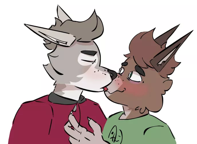 My boy Ray is surprized but happy inside