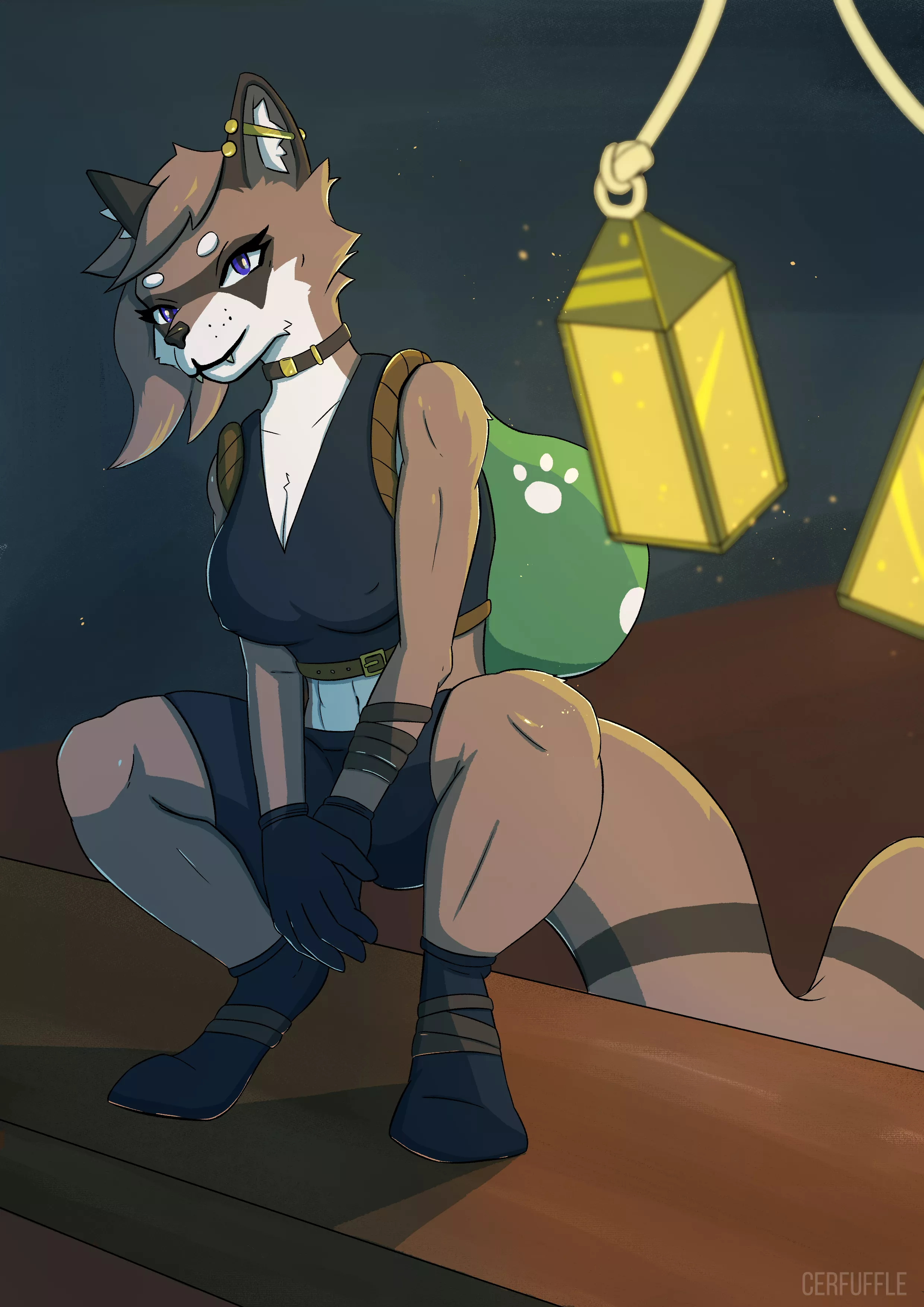 Raccoon rogue that yoinks your trash🦝 (commissions open)