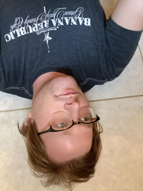 Some days, all I can do is lie on the floor and hope for a DM 🙈