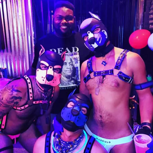 💙🐶 took some of my boys out last night. Ran into a friend there as well. Had a great night at the Woodshed in NC like always!
