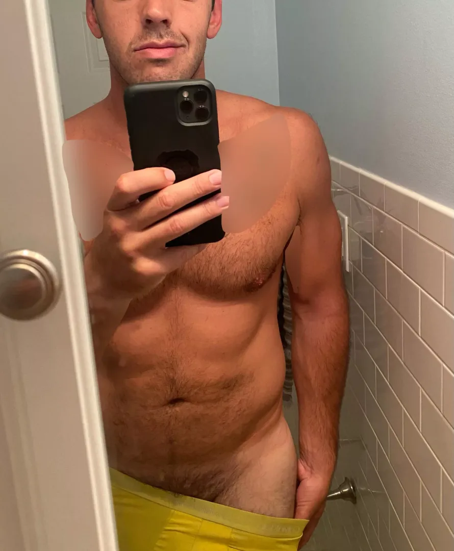 Anyone wanna help me pull them all the way down? (M)