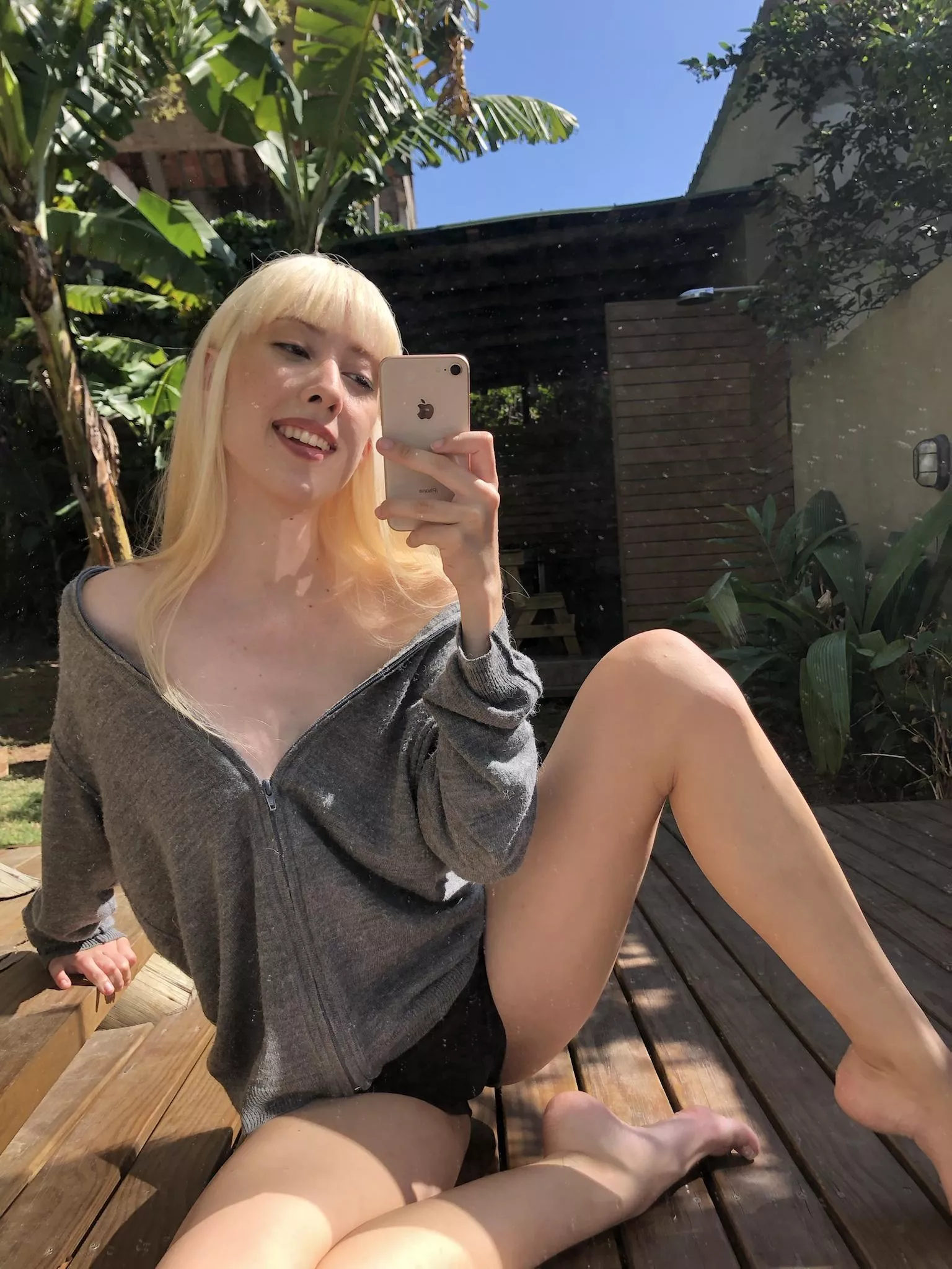 Blondie in her natural habitat 😋