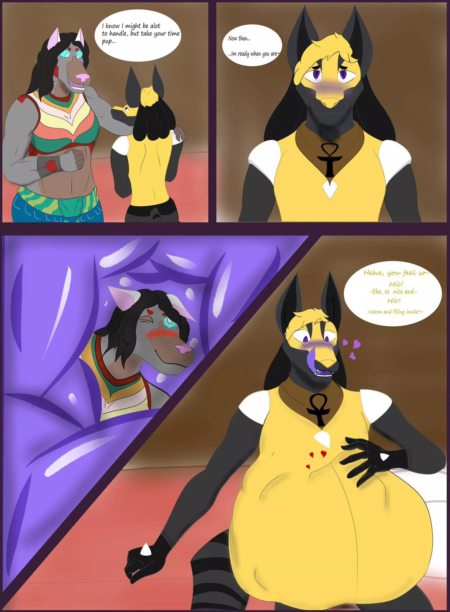 {Comic} First vore Comic I ever made involving a friend! (Source: @vorishpibble)