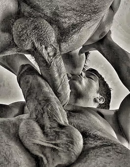 “Horny kiss” …
