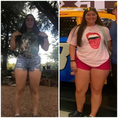 If I keep eating like this my thighs won’t allow me to walk