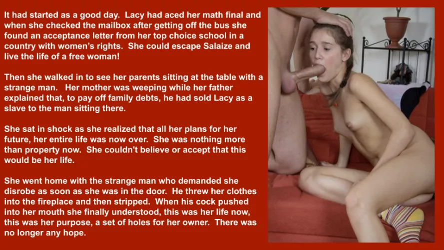 Lacy almost made it out. Now she is here forever