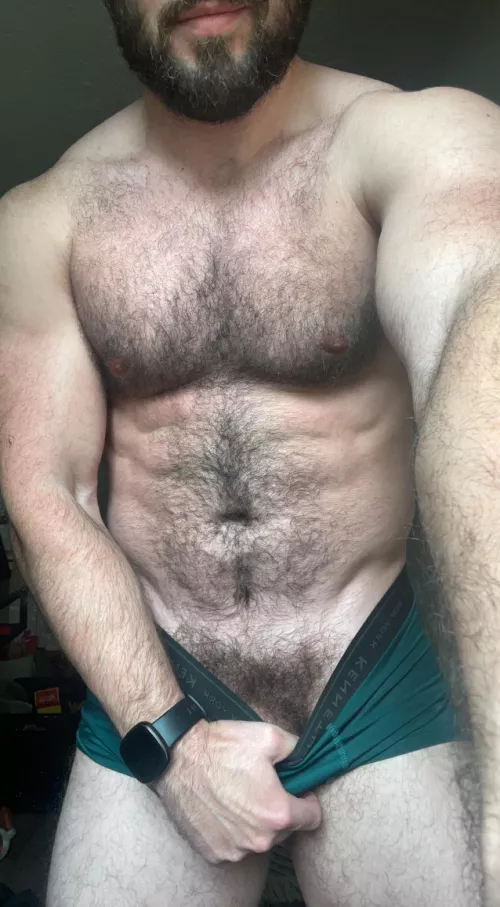 Me and the bush have both been getting thicker