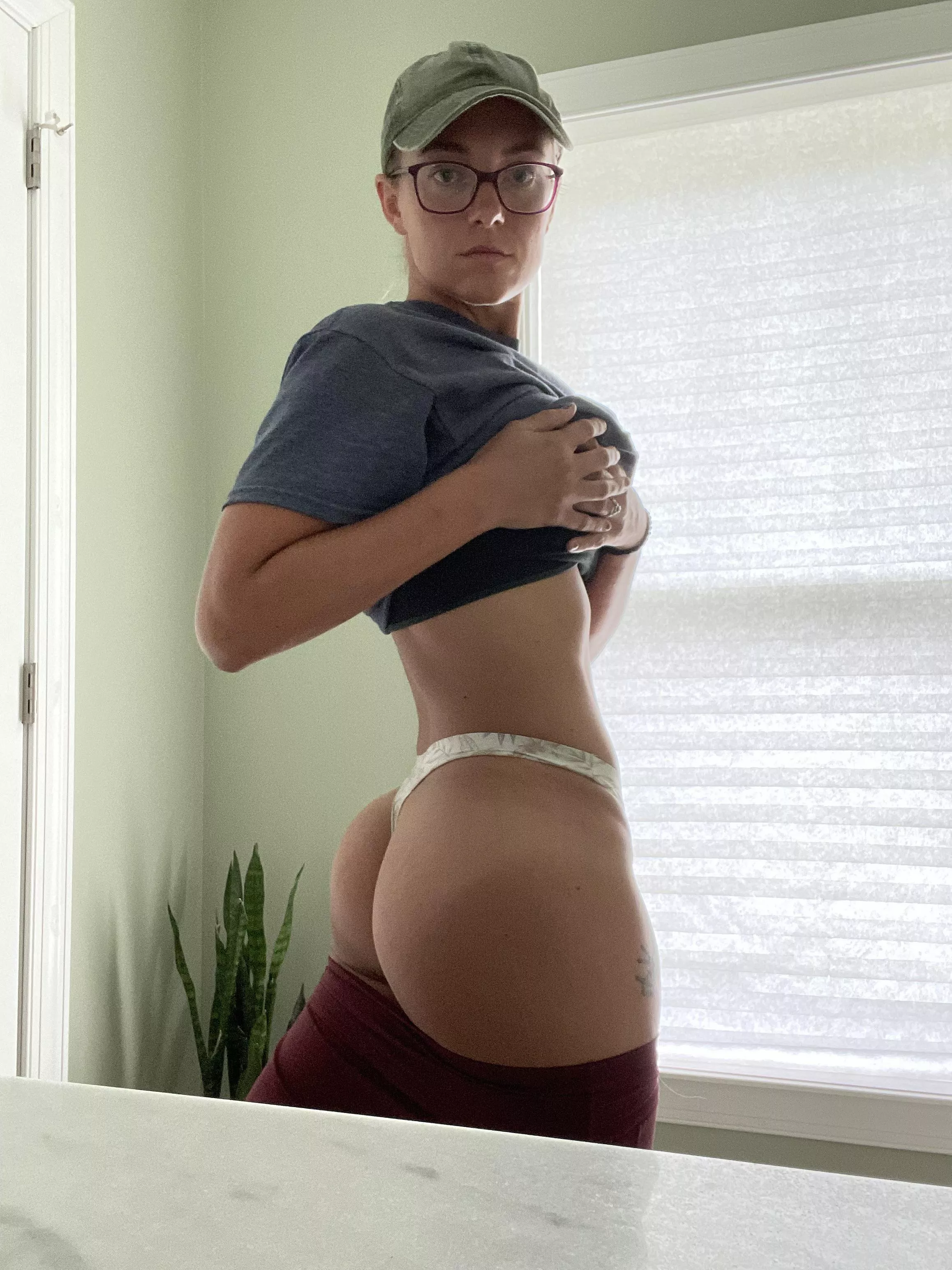 My ass is eating my thong!!