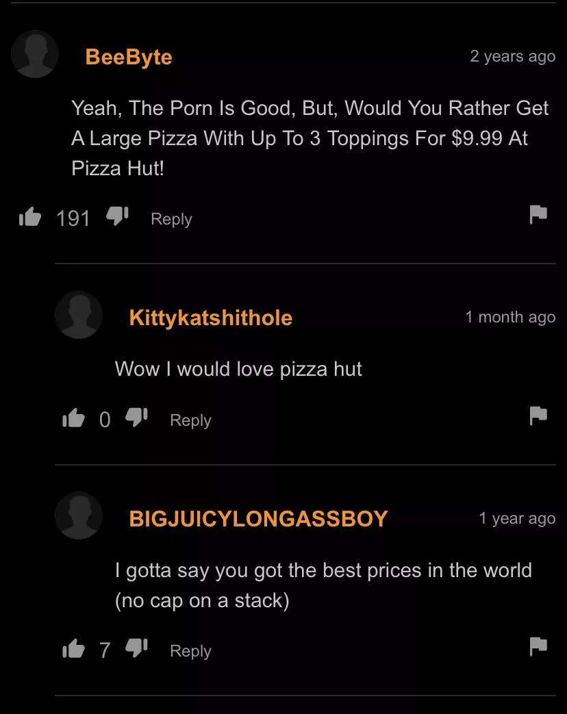 Pizza anyone? Pizza anyone?