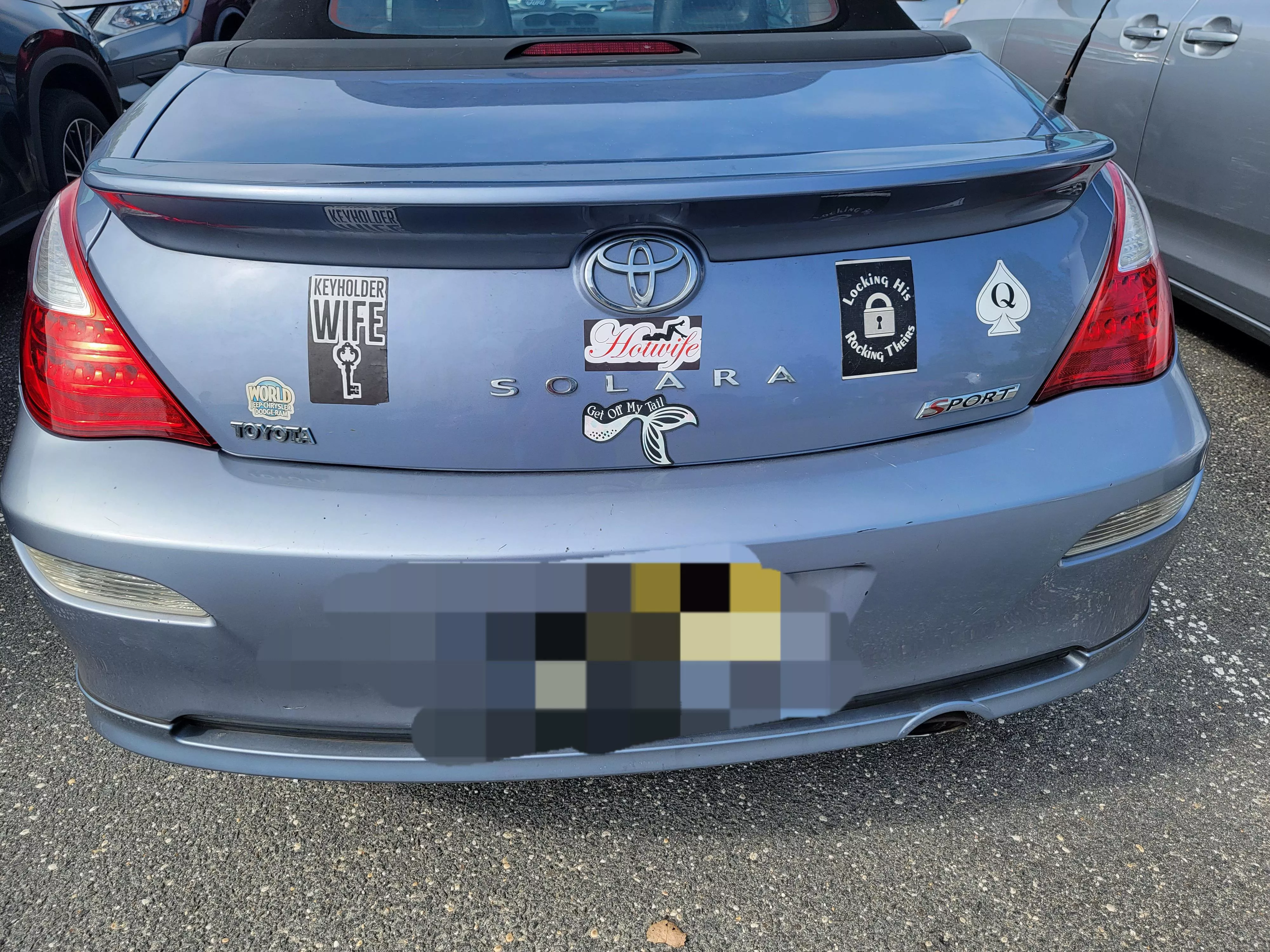 Seen at Gunnison Beach parking lot yesterday. My boy and I would love more couples friends into chastity