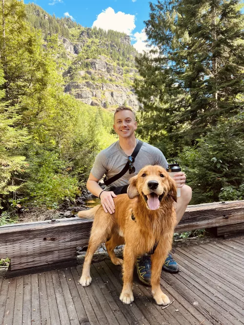 Weekend hike with my favorite boy.