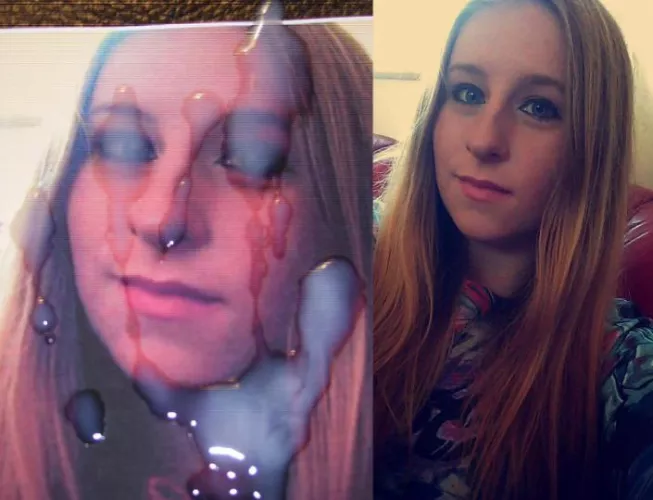 A thick load on a pretty face. What do you think?